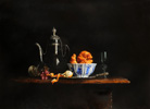 Déjeuner avec des croissants - 73 x 100 cm - 2009